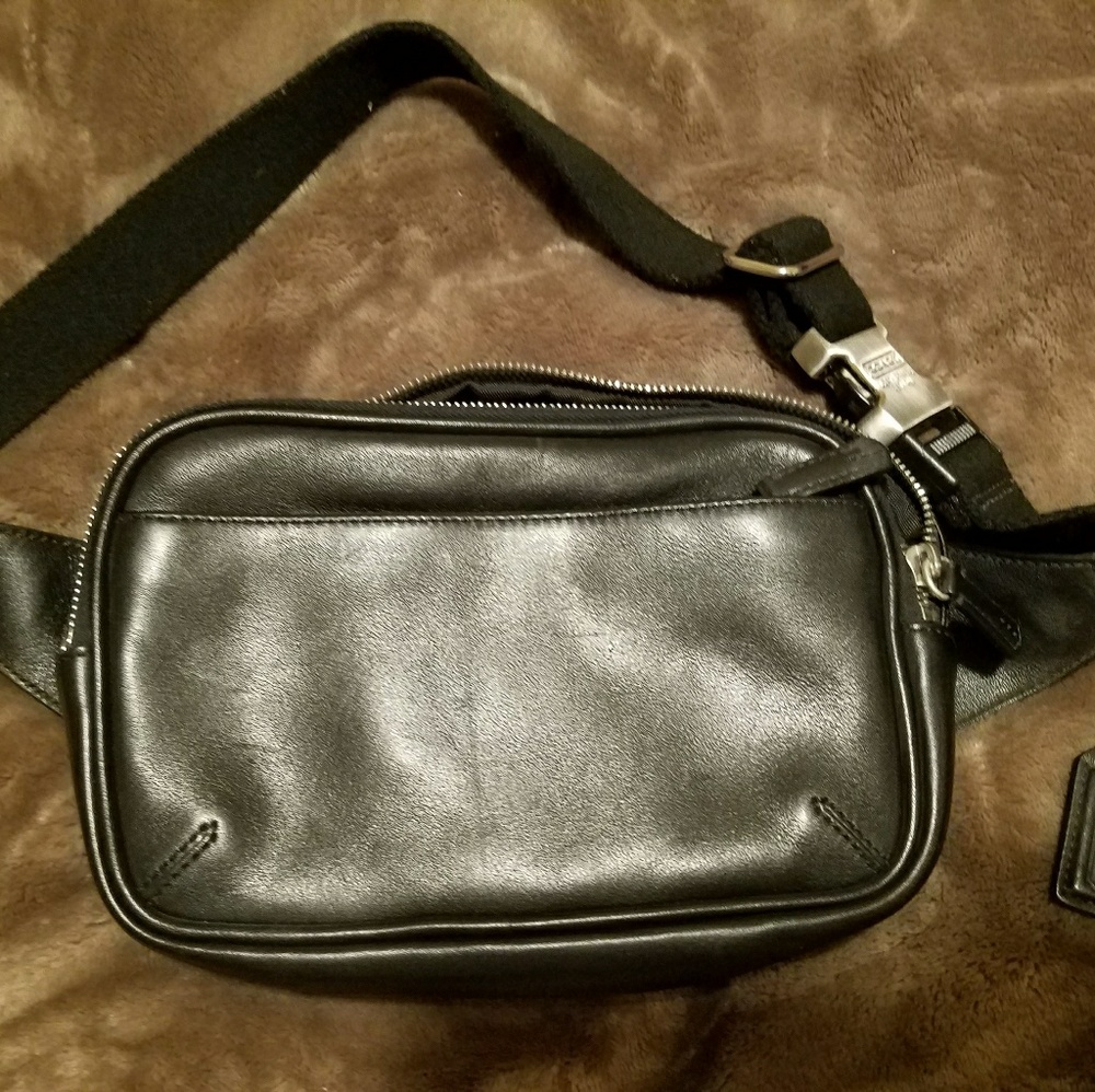Coach fanny pack black